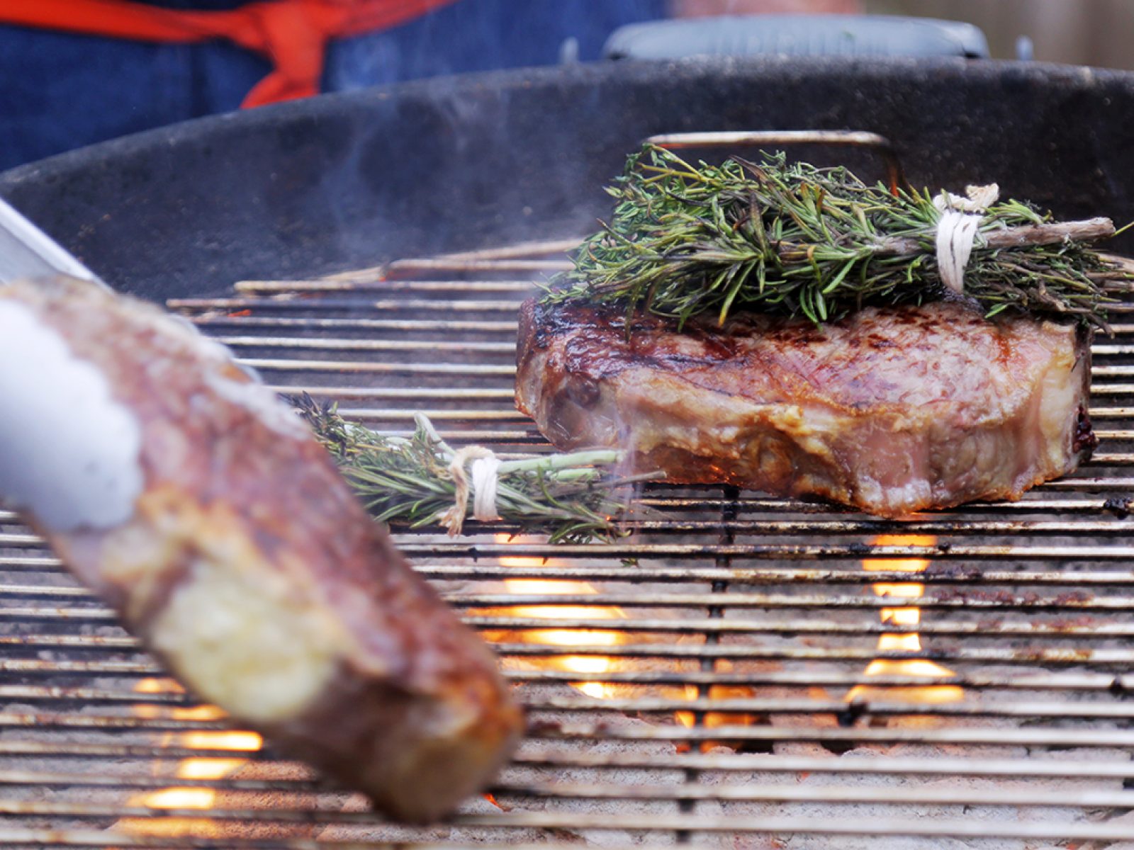 Grilled ny strip steak