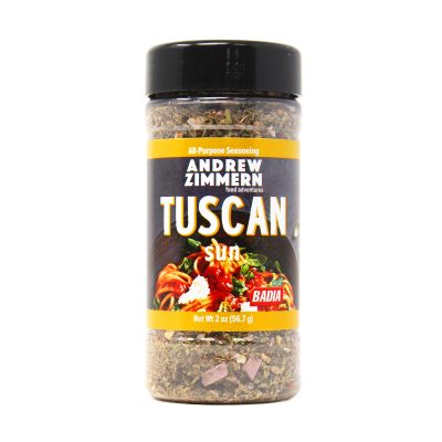 Tuscan Sun - An all-purpose blend with the flavors of Italy, filled with basil, oregano, garlic, shallot, and chiles.