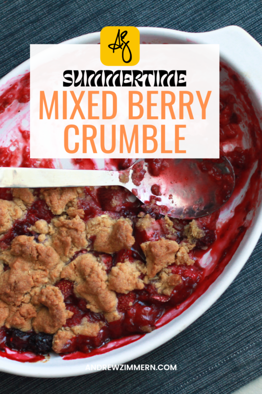 The berry trifle is summer in a bowl.
