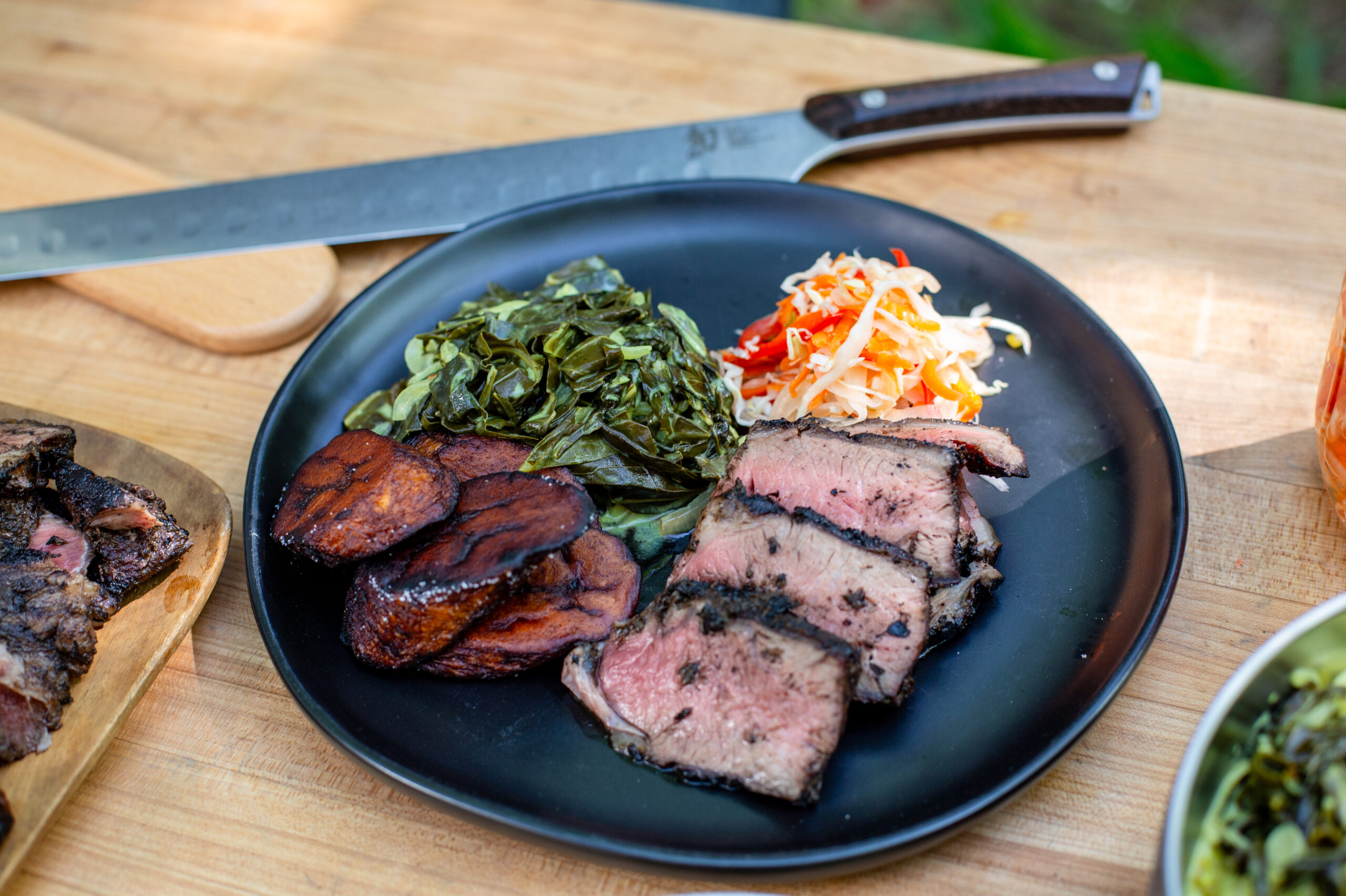 Grilled Jerk Boneless Leg of Lamb - Andrew Zimmern