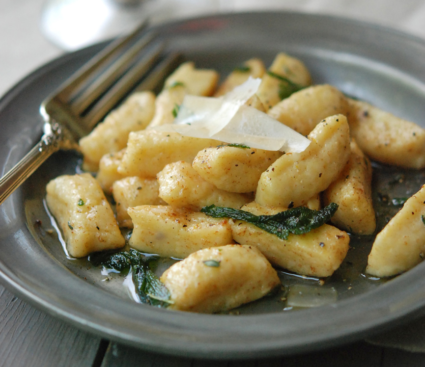 Squash Gnocchi with Brown Butter & Sage - Andrew Zimmern