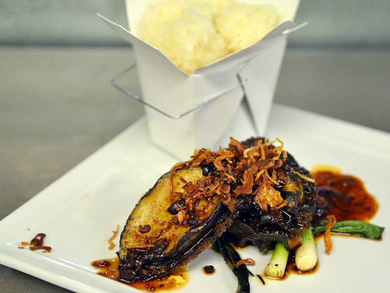 Abalone with Black Bean Sauce|