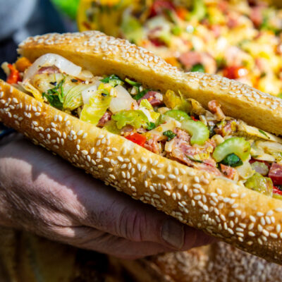 Andrew Zimmern Chopped Italian Sandwich