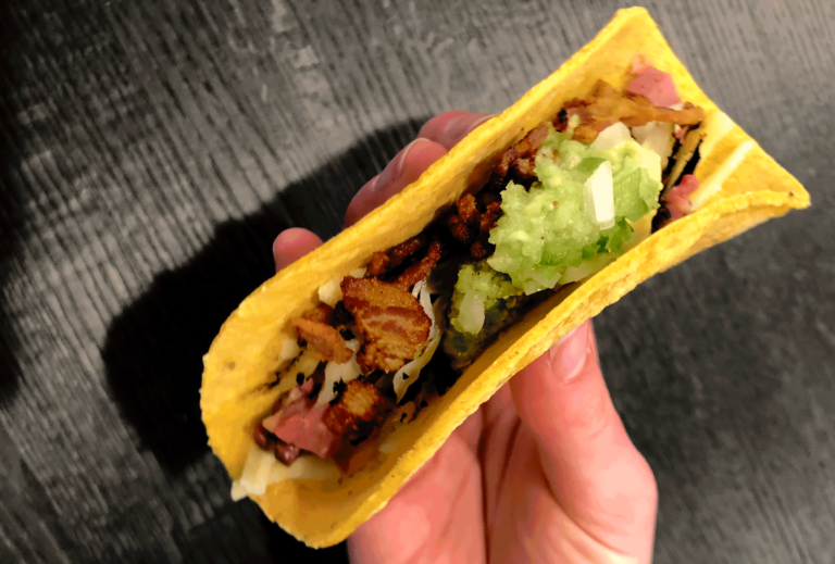 Bacon, Cabbage and Corned Beef Tacos Andrew Zimmern