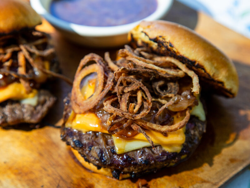 Andrew Zimmern Onion Burger