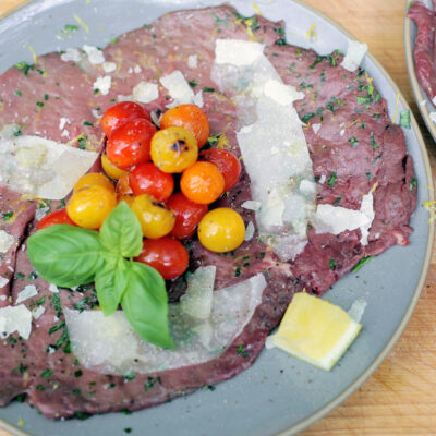 Andrew Zimmern Recipe Antelope Carpaccio