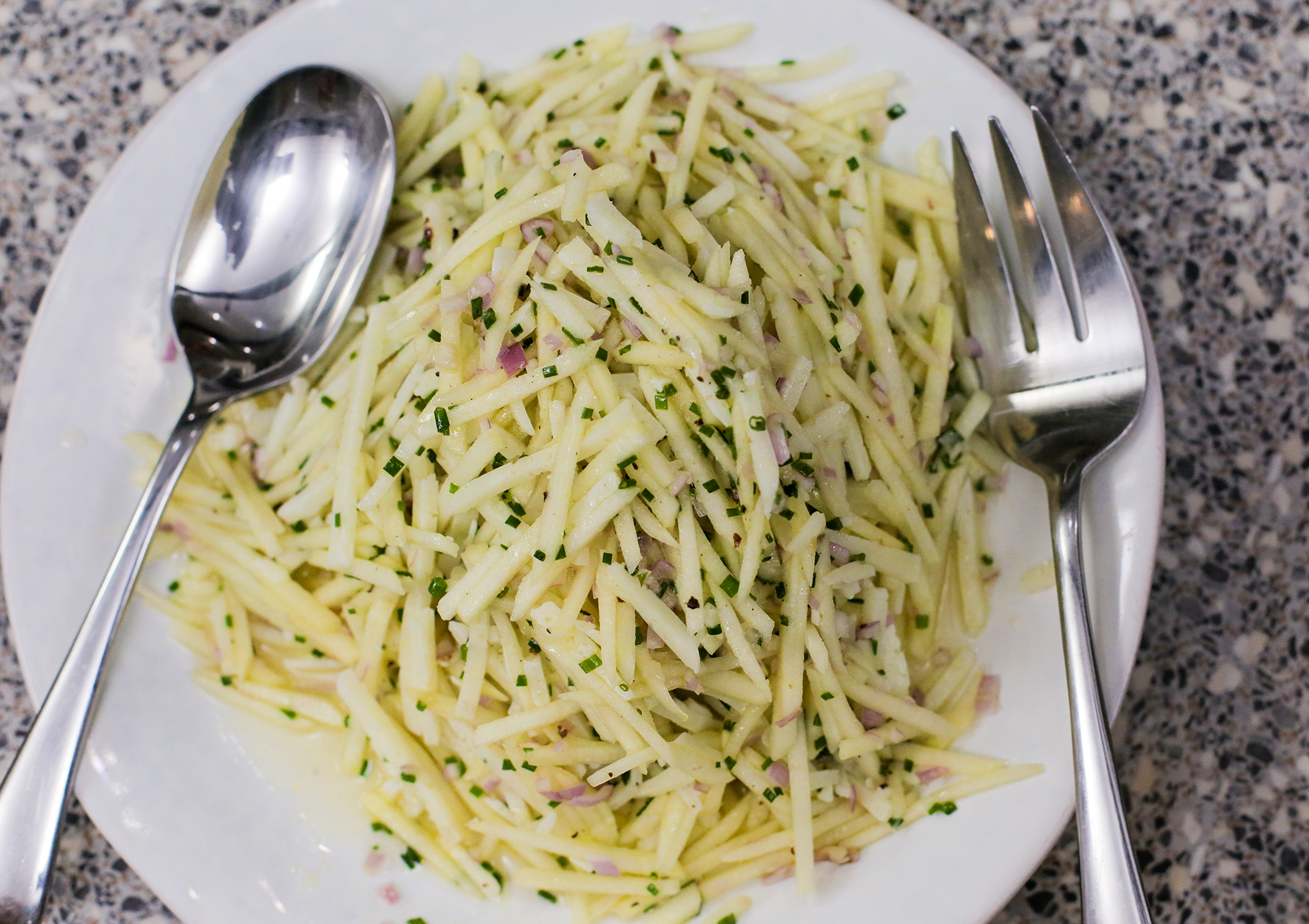 Apple & Manchego Salad - Andrew Zimmern
