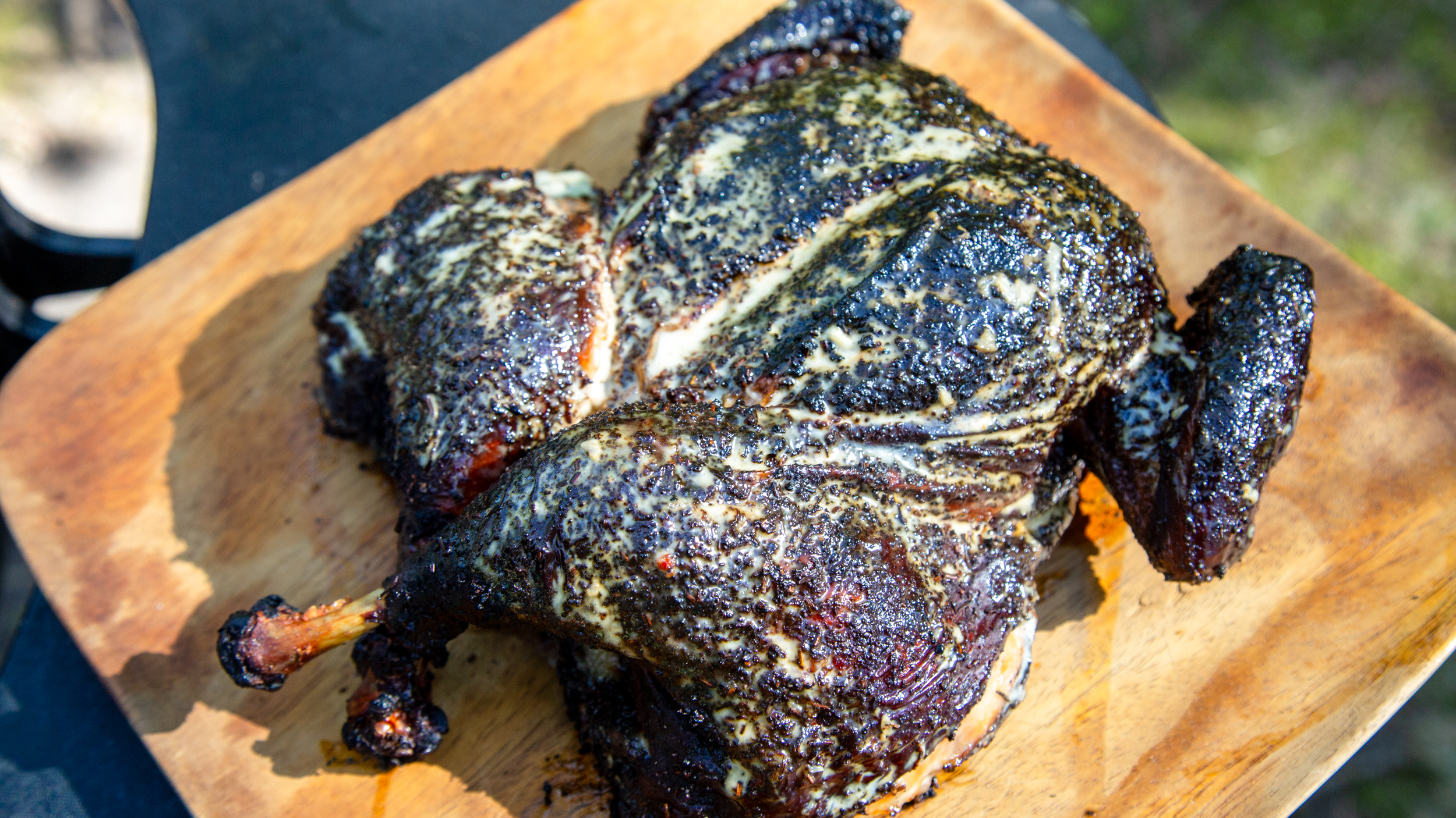 BBQ Chicken with Alabama White Sauce - Andrew Zimmern