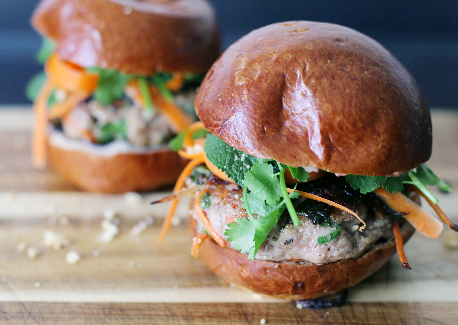 Andrew Zimmern Cooks: Banh Mi Pork Burgers - Andrew Zimmern