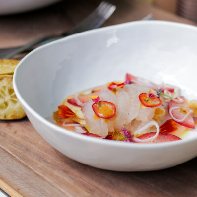 Andrew Zimmern Recipe Bass Crudo