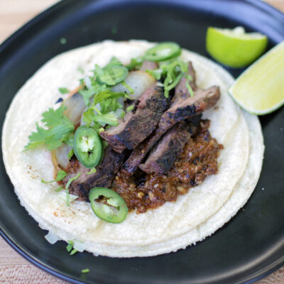 Andrew Zimmern Recipe Bison Skirt Steak Tacos