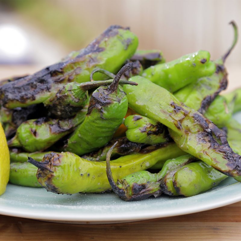 Andrew Zimmern Recipe Blistered Shishito Peppers|