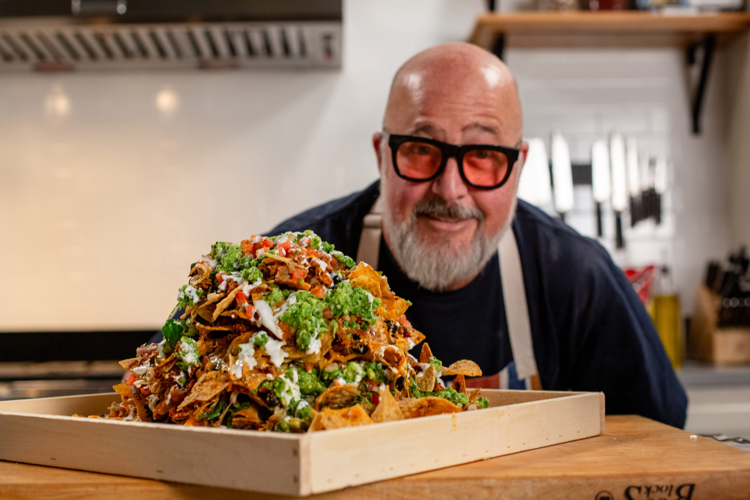 Sheet Pan Chorizo Nachos - Andrew Zimmern