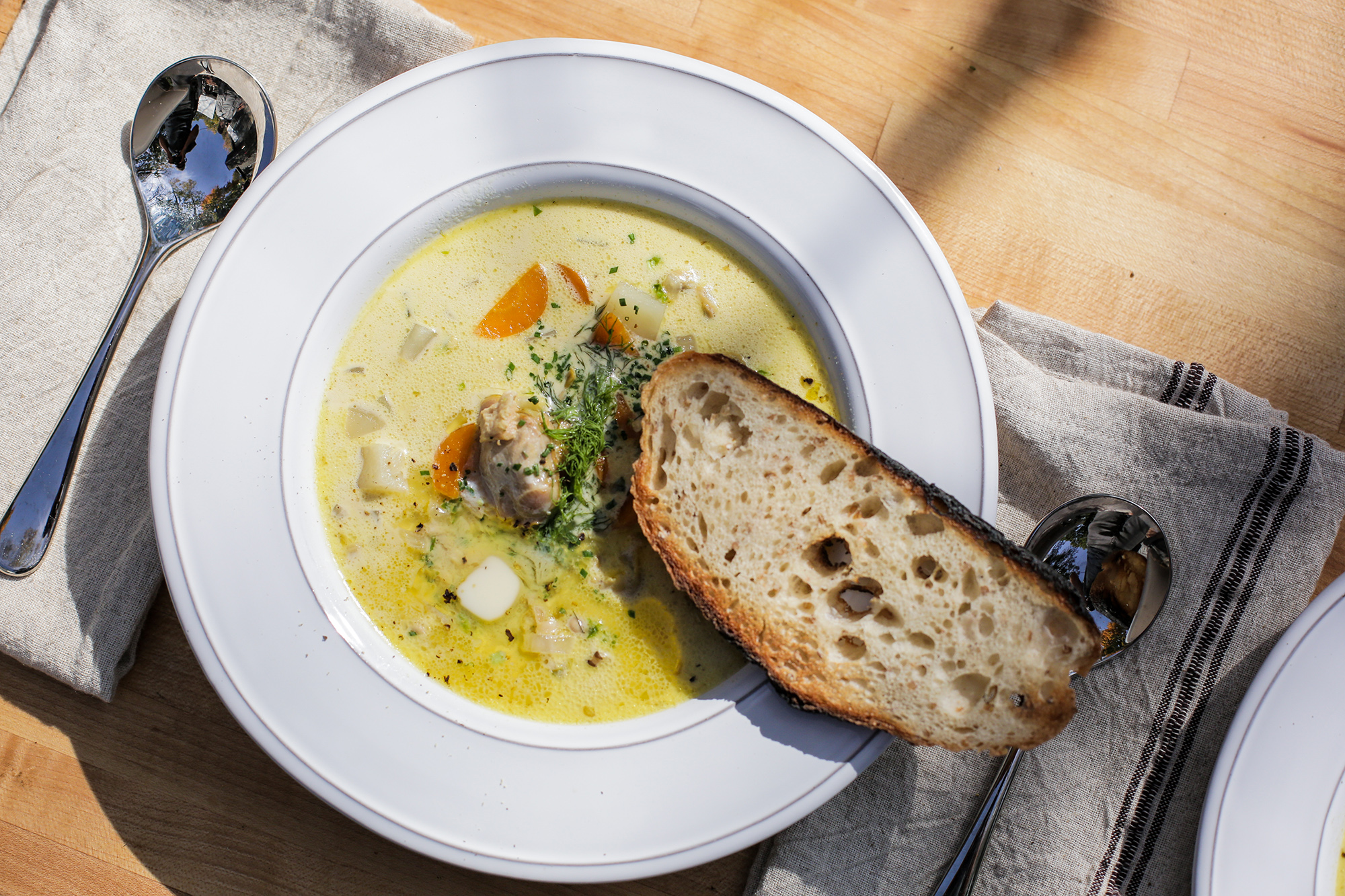 New England Clam Chowder Andrew Zimmern   Andrew Zimmern Recipe Clam Chowder 