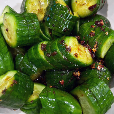 Andrew Zimmern Recipe Cucumber Chili Crisp Salad