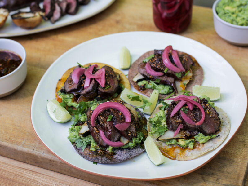 Andrew Zimmern Recipe Elk Tostadas