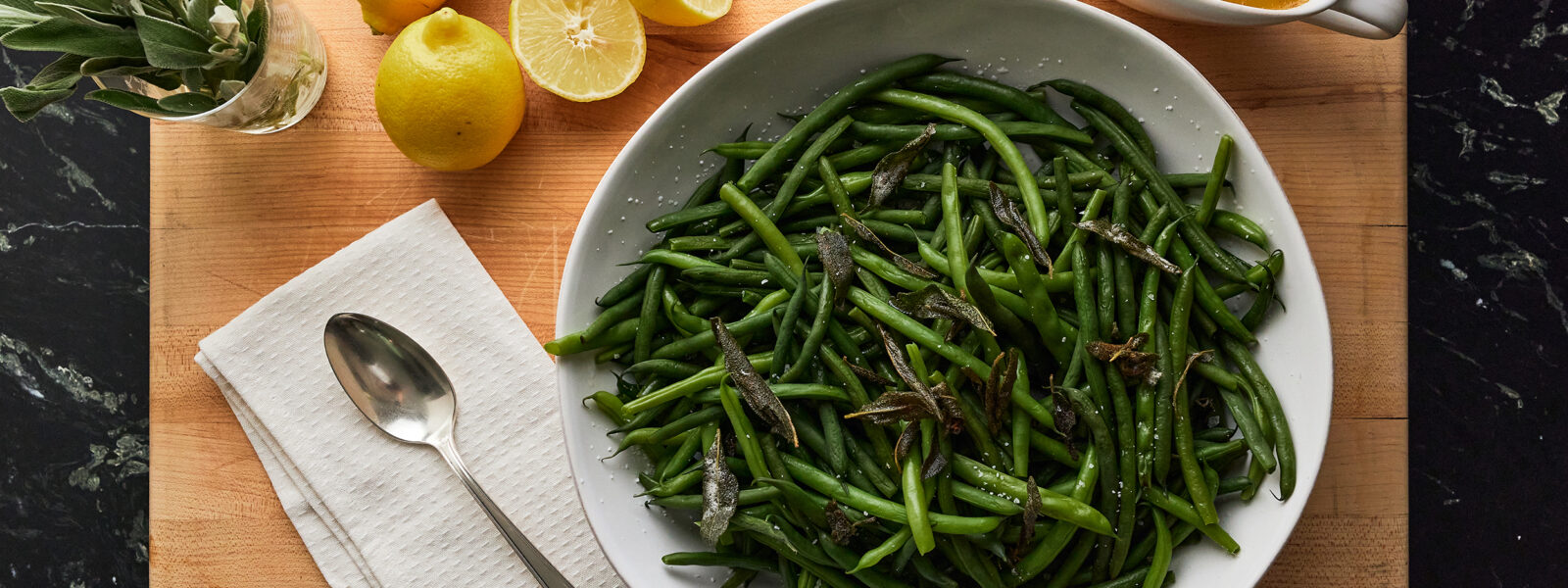 Andrew Zimmern Recipe Green Beans with Brown Butter Sauce