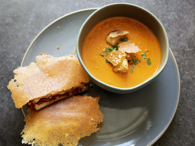 Andrew Zimmern Recipe Grilled Cheese Tomato Soup