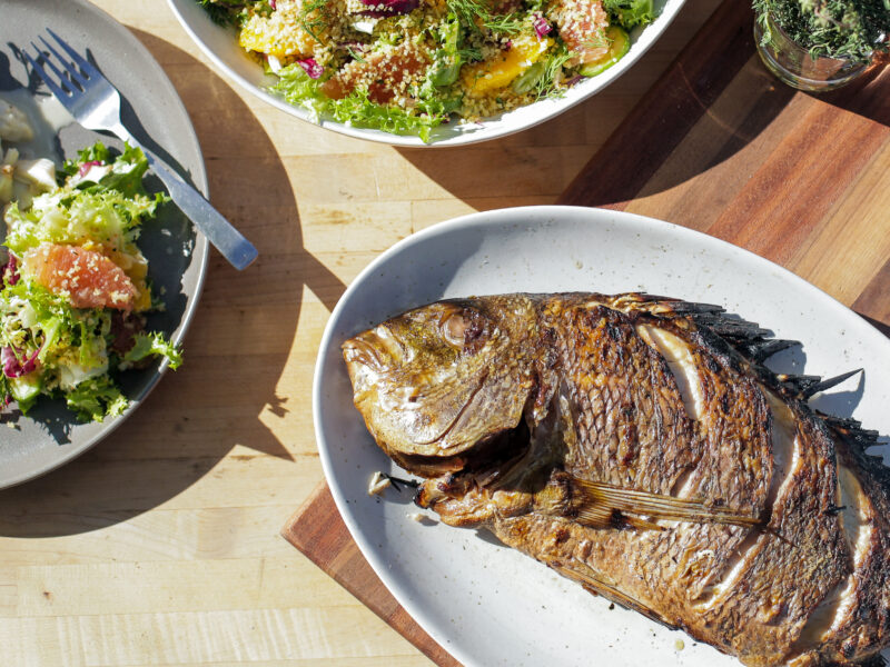 Andrew Zimmern Recipe Grilled Sheepshead