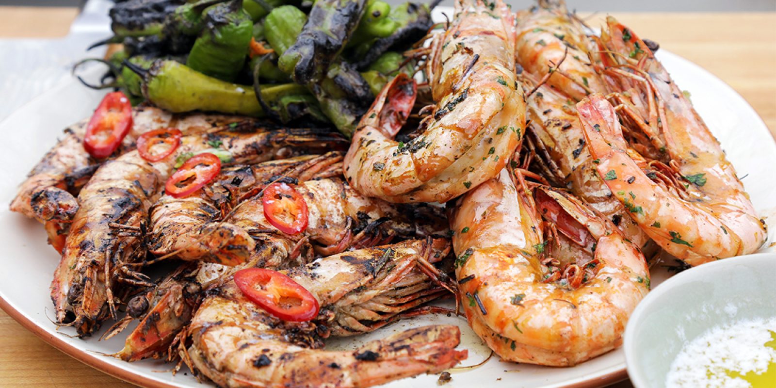 grilled shrimps