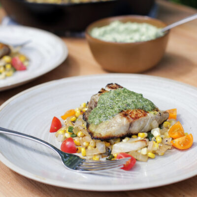 Andrew Zimmern Recipe Grilled Striped Bass