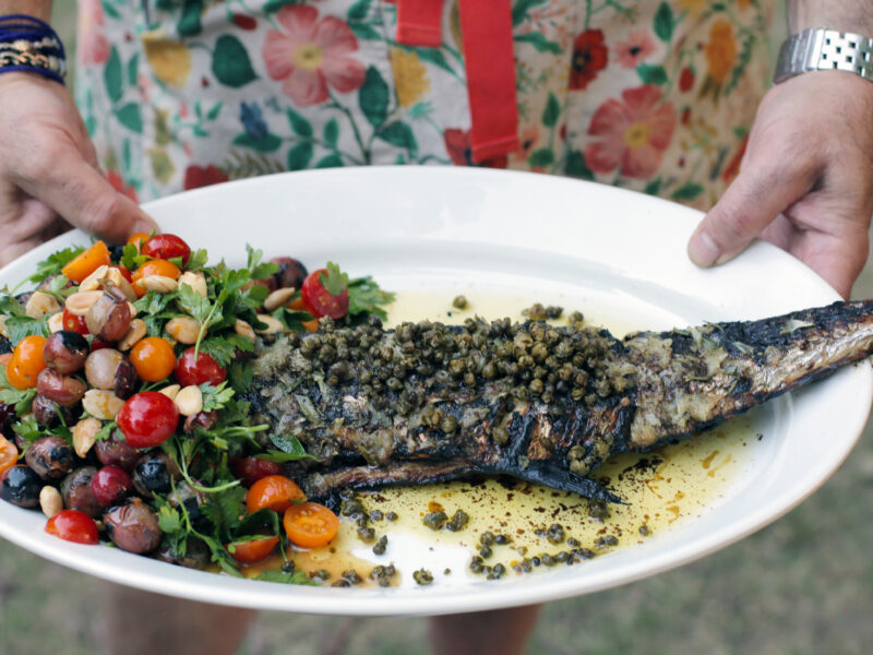 Andrew Zimmern Recipe Grilled Whole Mackerel