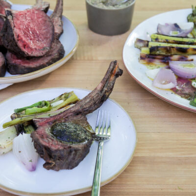 Andrew Zimmern Recipe Hay Smoked Elk Chops