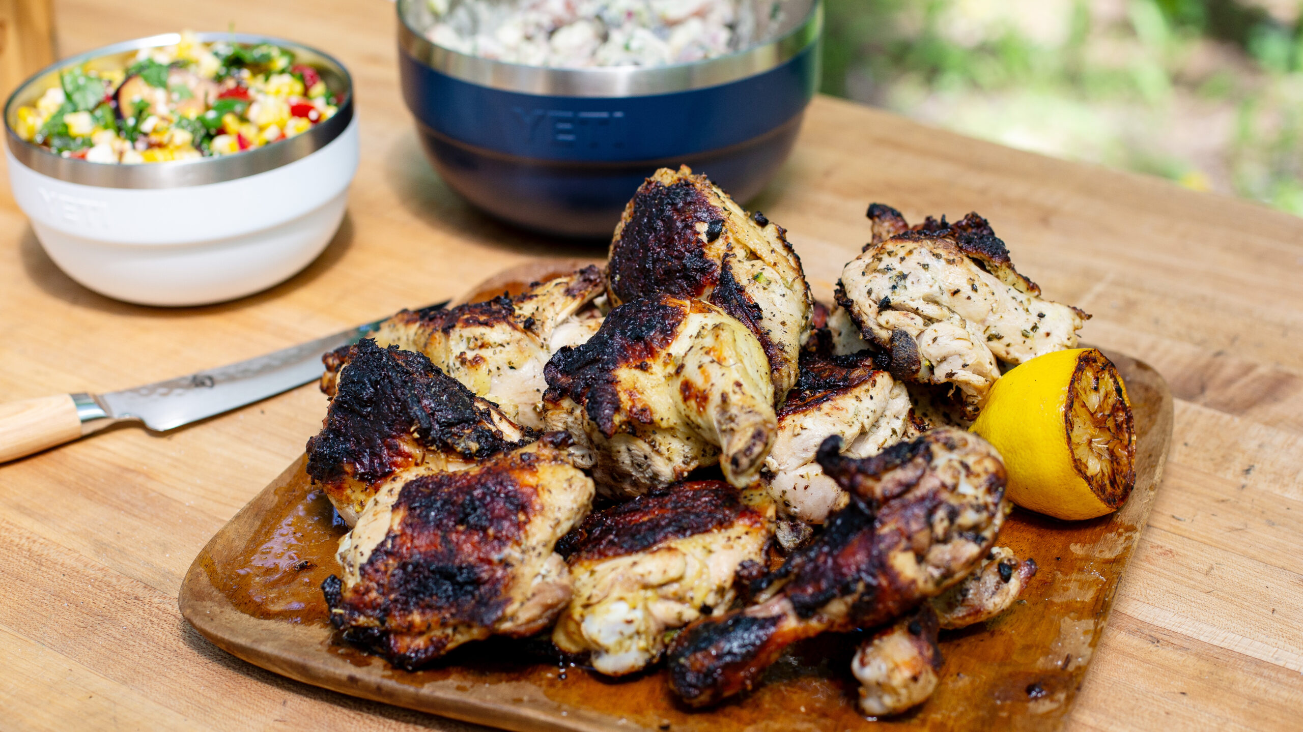 Lemon and Herb Grilled Chicken - Andrew Zimmern