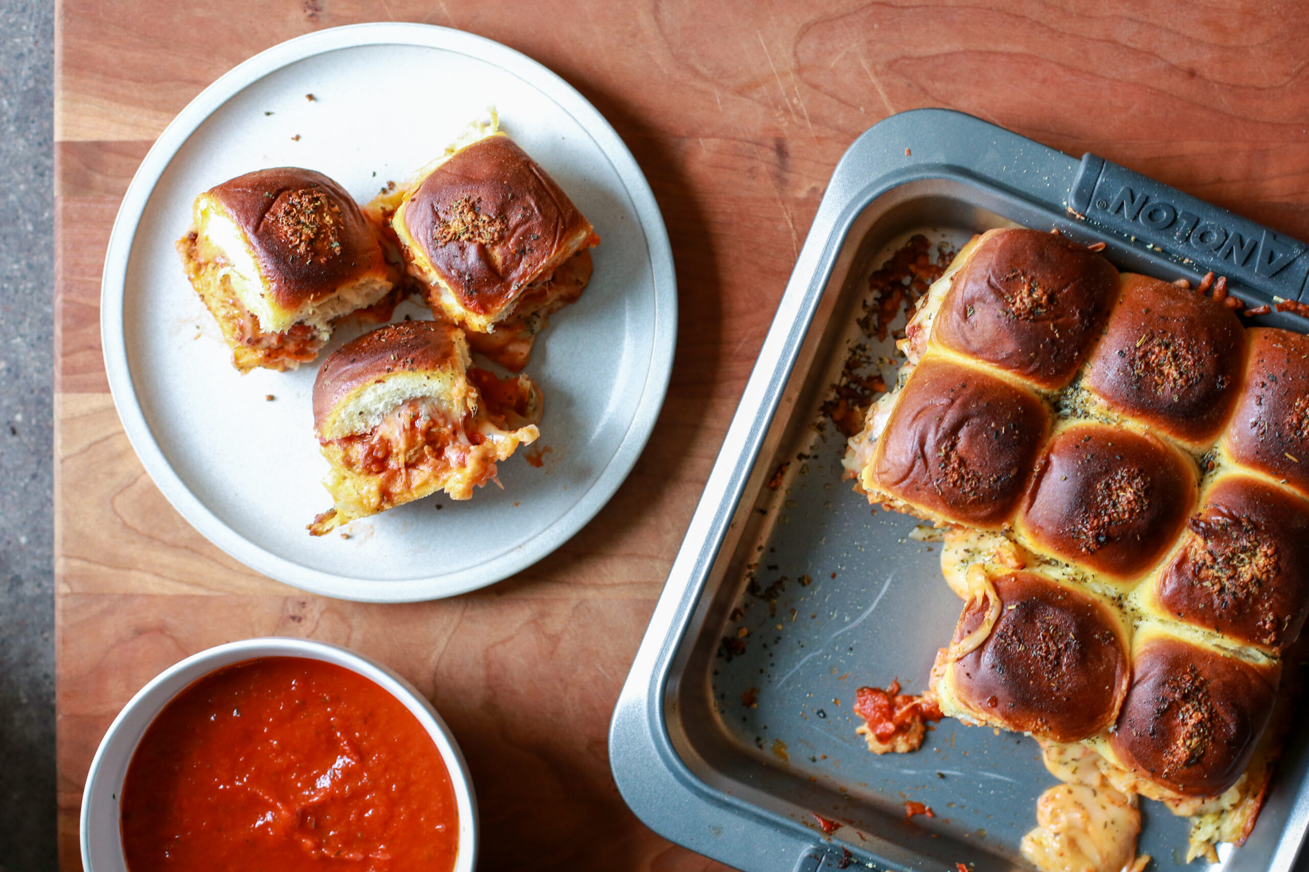 Garlic Bread Meatball Parm Sliders Andrew Zimmern