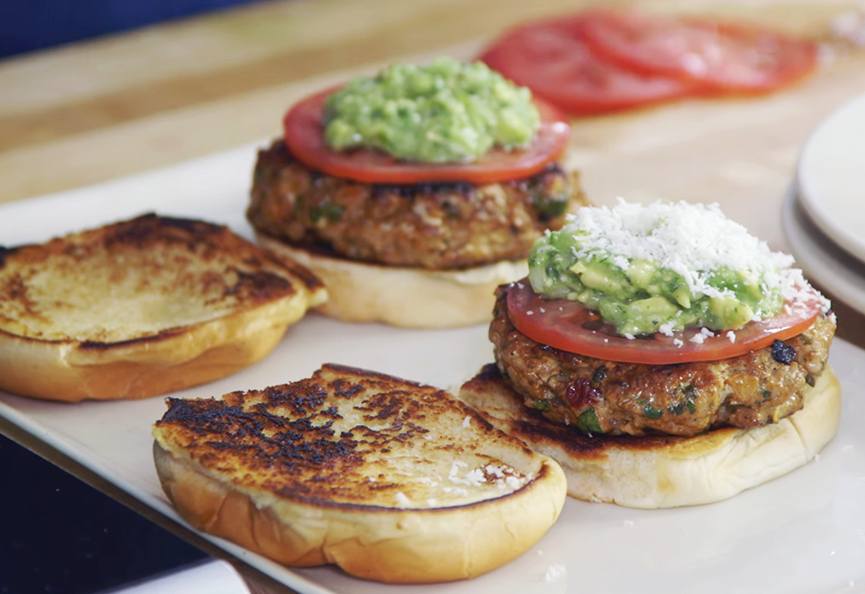 Andrew Zimmern Cooks: Mexican Pork Burgers with Tomatillo Salsa - Andrew Zimmern