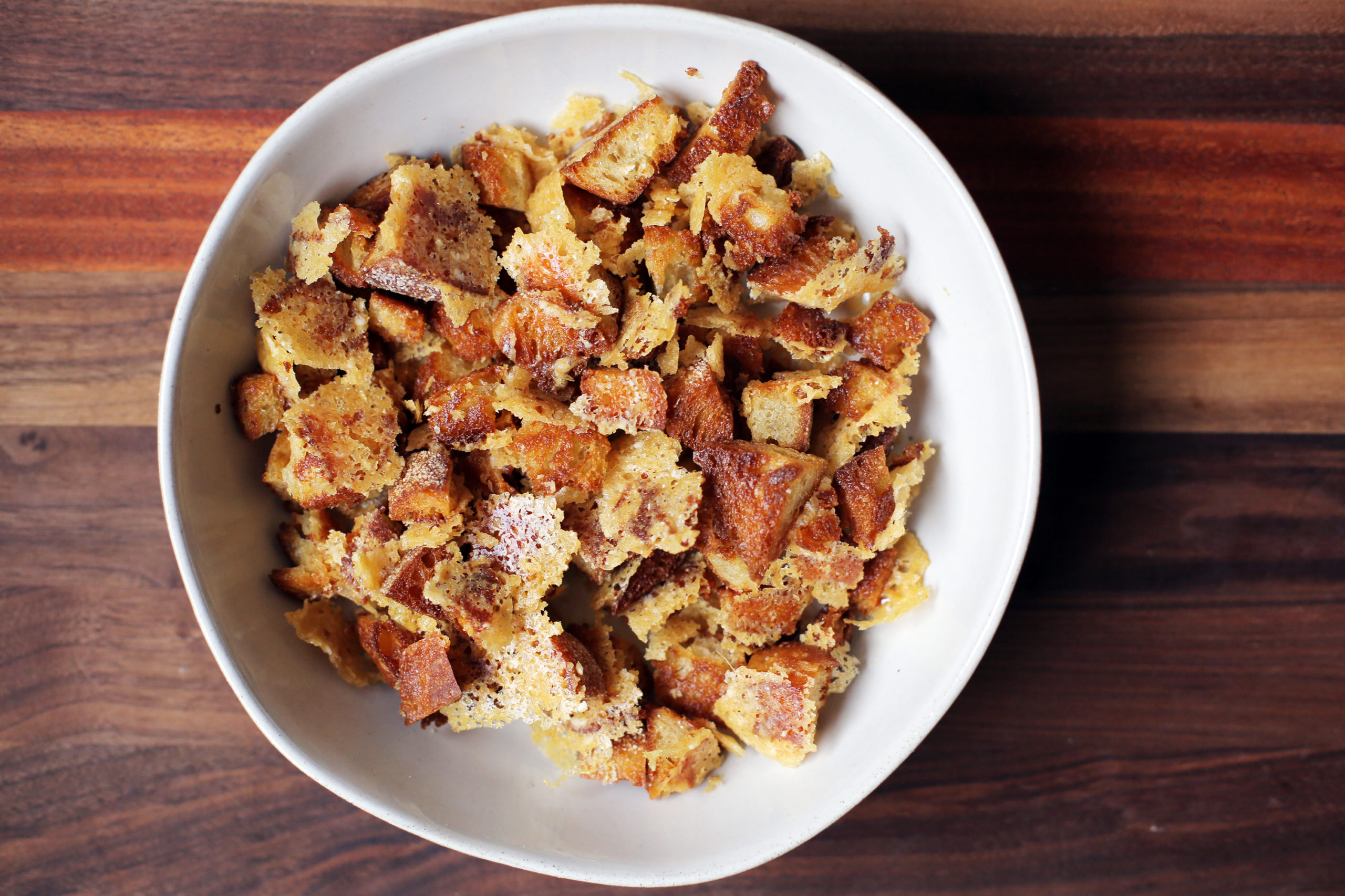 Andrew Zimmern Cooks: Parmesan Croutons - Andrew Zimmern