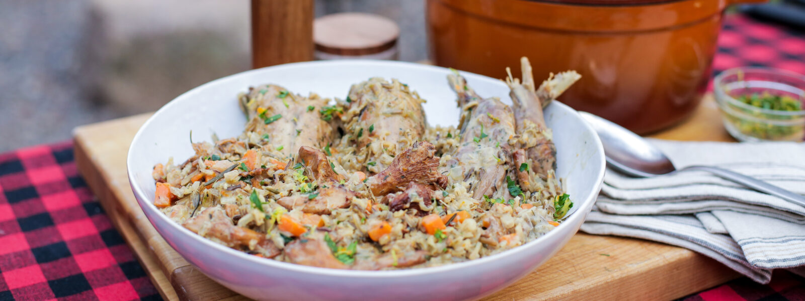 Andrew Zimmern Recipe Pheashant with Wild Rice