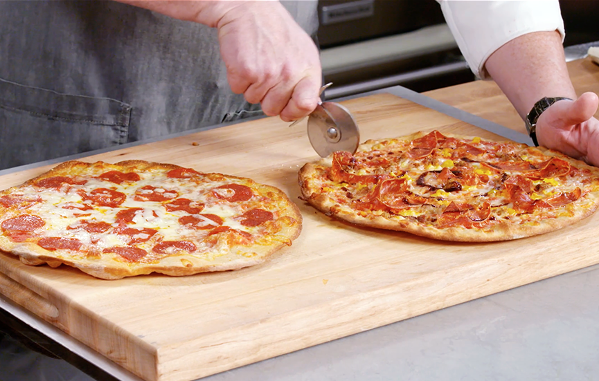 Andrew Zimmern Cooks: Homemade Pizza with Peter Campbell - Andrew Zimmern