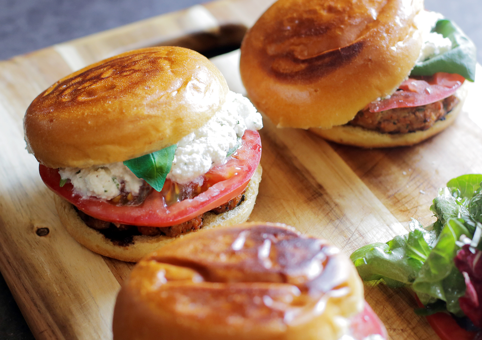 Andrew Zimmern Cooks: Turkey Burgers with Ricotta & Basil - Andrew Zimmern