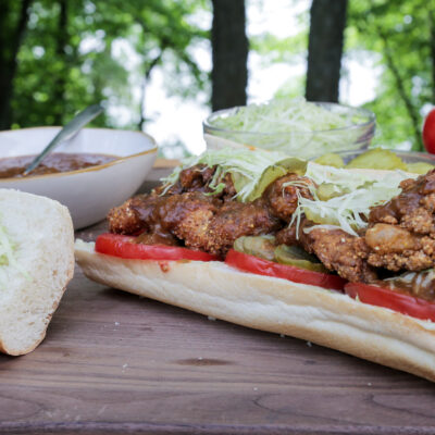 Andrew Zimmern Recipe Walleye Oyster Po'Boy
