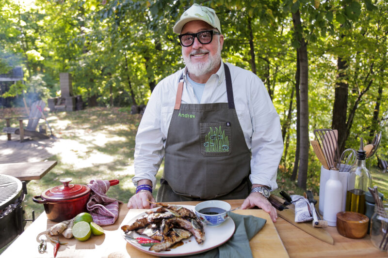 Andrew Zimmern Yellowtail Collars on Wild Game Kitchen