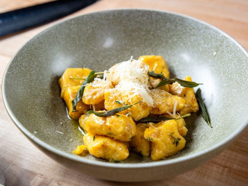 Andrew Zimmern recipe squash gnocchi