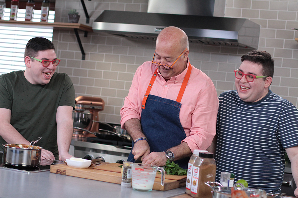 Andrew Zimmern Cooks Chicken Tikka Masala with the Potash Twins