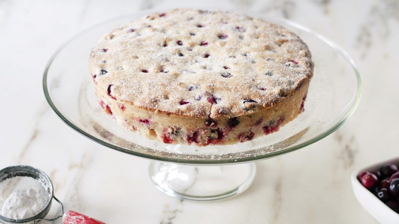 Andrew Zimmern's Cranberry Cake