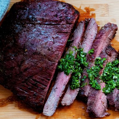 Andrew-Zimmern's-Flank-Steak-with-Chimichurri