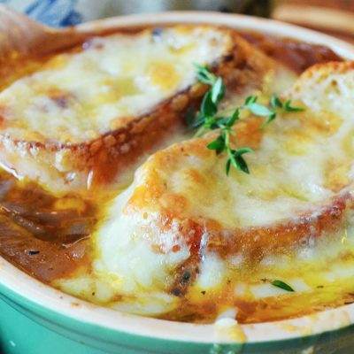 Andrew Zimmern's French Onion Soup