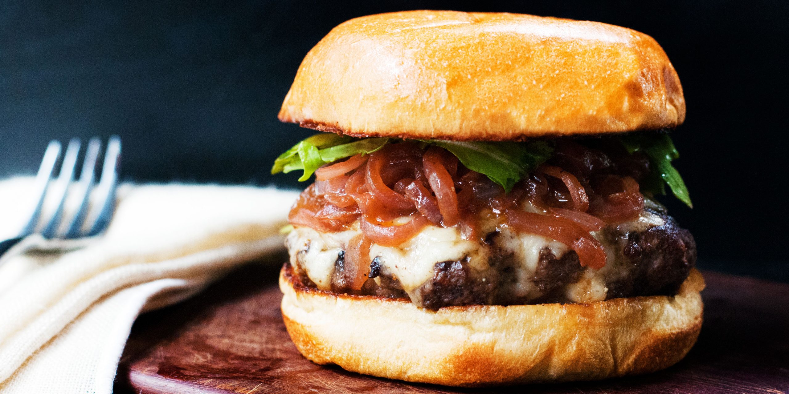 French Onion Soup Burgers Recipe - Andrew Zimmern