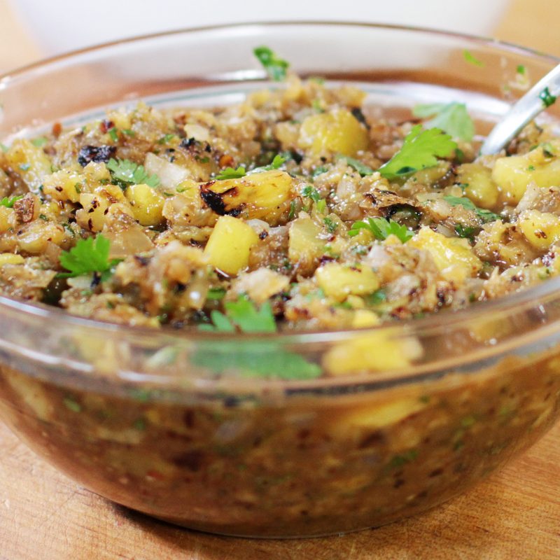 Andrew Zimmern's Grilled Pineapple Salsa