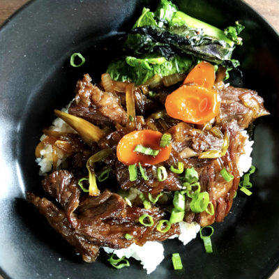 Andrew Zimmern's Gyu Don Recipe