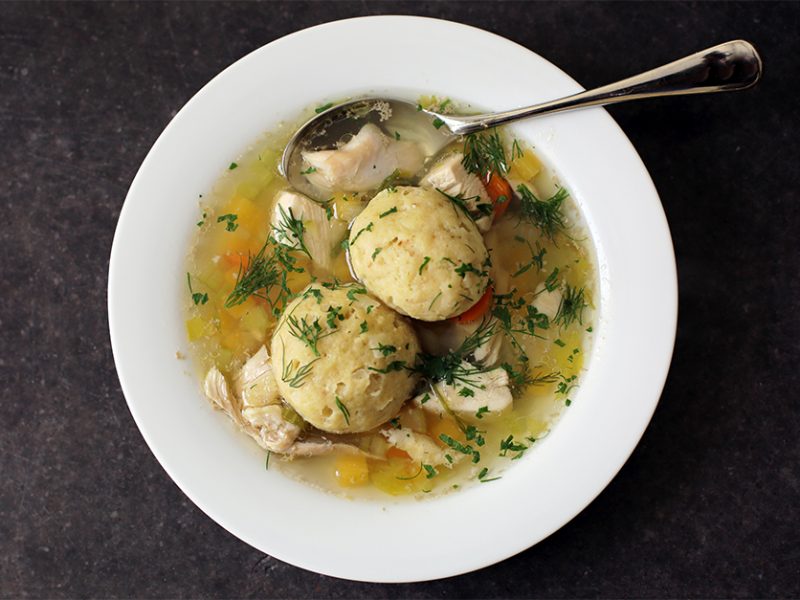 Andrew Zimmern's Recipe Matzoh Ball Soup