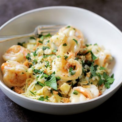 Andrew Zimmern's Shrimp Scampi Recipe