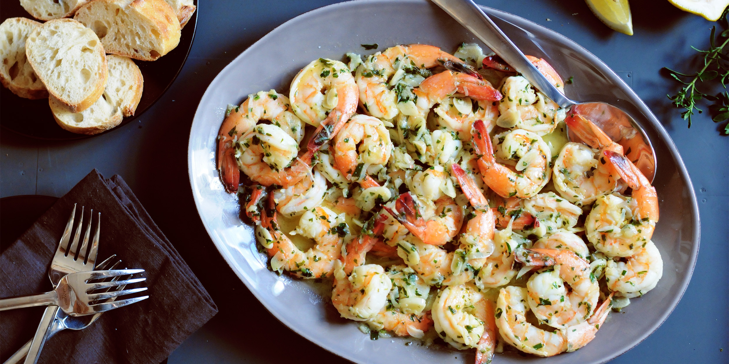 Shrimp Scampi Andrew Zimmern