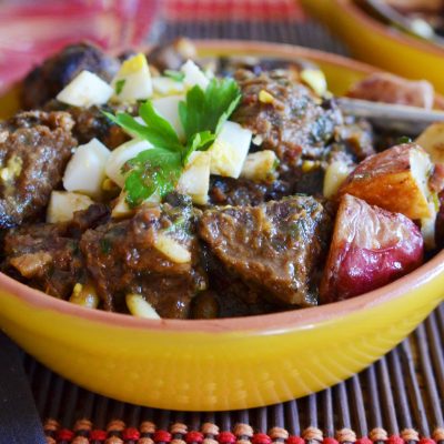 Andrew Zimmern's Spanish-style Beef Stew