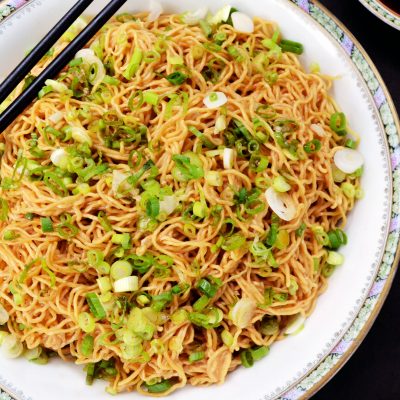 Andrew Zimmern's aromatic soy sauce noodles