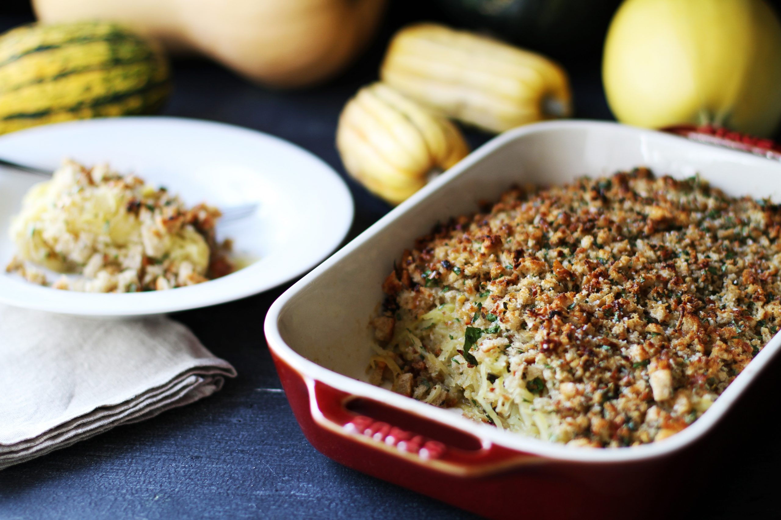 Andrew Zimmern Cooks: Spaghetti Squash Crumble - Andrew Zimmern